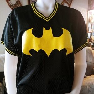 DC comics batman "00" Batman mesh jersey